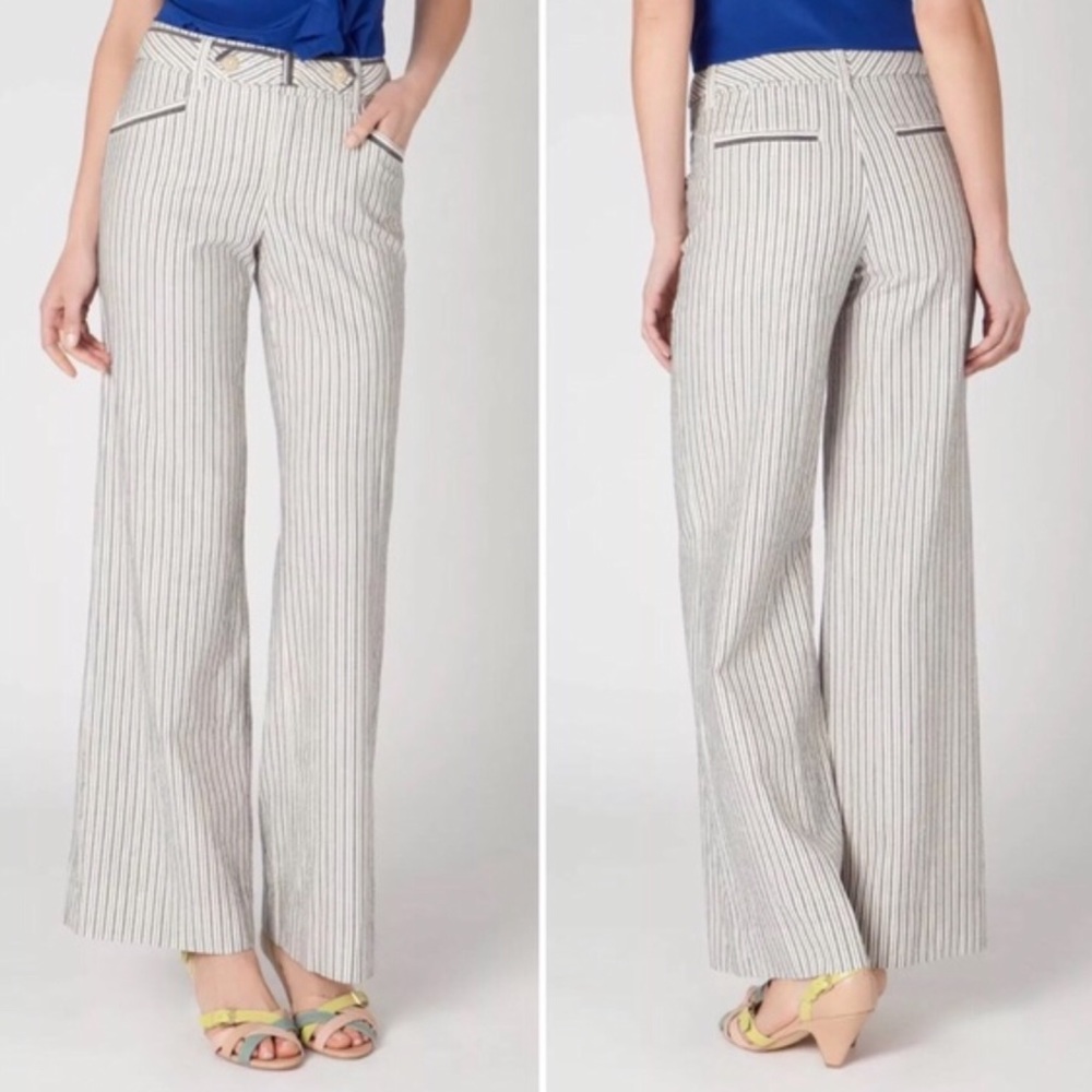 🎉HP🎉 Anthropologie Seersucker Cotton Pants - Picture 3 of 8